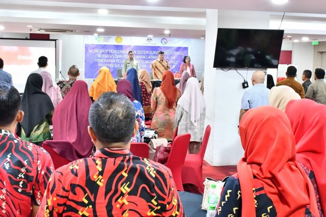 Plh. Kepala Bappelitbangda Prov. Sulsel Tegaskan Harapannya Pada Workshop Pengembangan Sistem Surveilans Terpadu Berbasis Pengalaman Lapangan