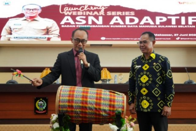 Wirya Mandala Bakti, S.STP, M.M Hadiri Launching Webinar Series ASN Adaptif