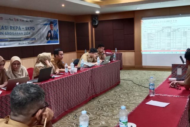 Fungsional Perencana Bidang Infrastruktur dan Kewilayahan Melakukan Verifikasi Rencana Kerja Anggaran Perubahan (RKAP) Tahun 2024 - Dinas SDA dan Tata Ruang