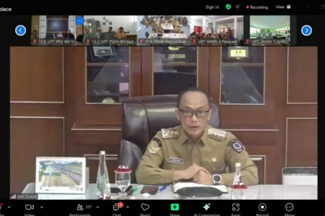 Pimpin Apel Pagi Virtual, Berikut 5 Arahan Pj Gubernur Prof Zudan Kepada Seluruh OPD Lingkup Pemprov Sulsel