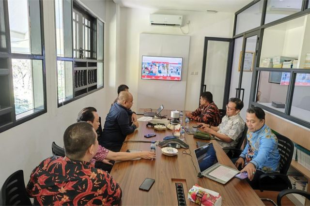 Bidang Pemerintahan dan Pembangunan Manusia Bappelitbangda Prov. Sulsel menggelar Rapat Pengembangan Aplikasi SIPBM ATS Pasti Beraksi