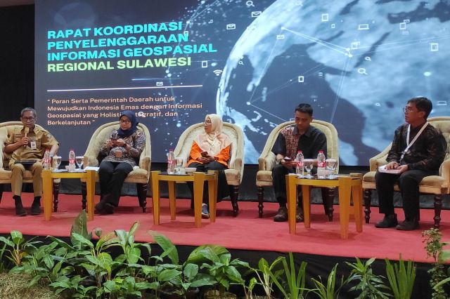 Ishak Amin Rusly, S.T., M.T. Menjadi Narasumber pada Rapat Koordinasi Penyelenggaraan Informasi Geospasial Regional Sulawesi