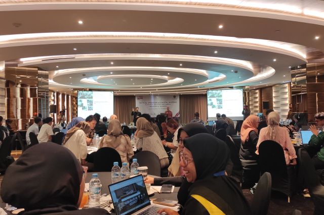 Bidang Infrastruktur dan Kewilayahan Menghadiri Lokakarya Tactical Urbanism and Digital Mapping to Achieve Inclusive Low Carbon Transport in Indonesia