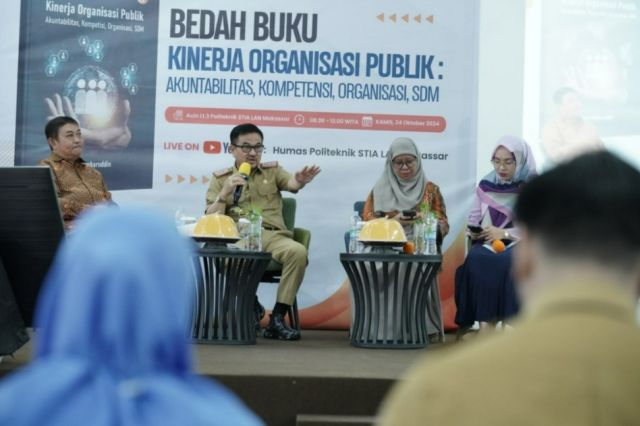 Bedah Buku Kinerja Organisasi Publik, Jufri Rahman Sebut Karya Prof Amir Jadi Indikator Reformasi Birokrasi