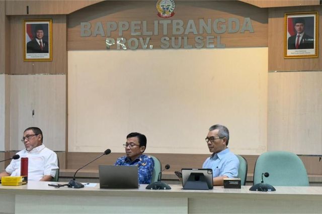 Bappelitbangda Provinsi Sulawesi Selatan Gelar Rapat Pembahasan Draft Rencana Perlindungan dan Pengelolaan Danau Prioritas Nasional 2025–2029