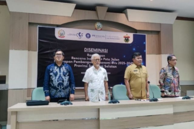 Plh Kepala Bappelitbangda Prov. Sulsel Hadiri Diseminasi Rancangan Rencana Induk dan Peta Jalan Penerapan Pembangunan Ekonomi Biru Sulawesi Selatan 2025 – 2045