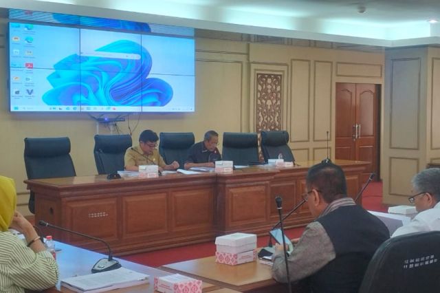 Ir. H. Andi Bakti Haruni, C.E.S, menghadiri Ekspose Rancangan Peraturan Daerah tentang RPJPD Prov. Sulsel Tahun 2025-2045