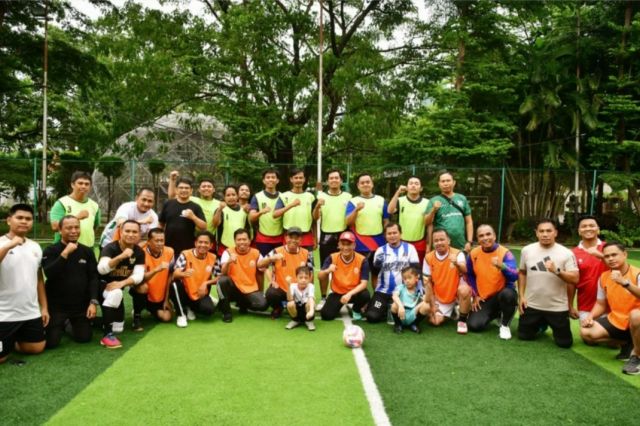 Awali Tahun 2025, Pj Gubernur Sulsel Prof Zudan Bangun Silaturahmi dengan Jurnalis Lewat Fun Futsal