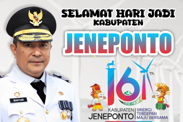 Selamat Hari Jadi Kabupaten Jeneponto Ke 161 Tahun