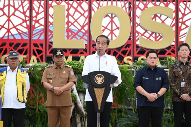 Didampingi Pj Gubernur Sulsel, Presiden Jokowi Resmikan IPAL Senilai Rp1,2 Triliun di Makassar