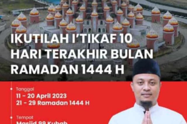 I'Tikaf 10 Hari Terakhir Ramadhan 1444 H