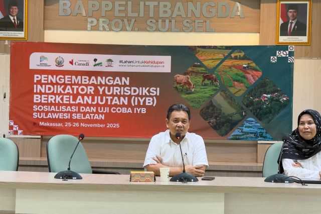 Bappelitbangda Sulsel dan ICRAF Gelar Sosialisasi & Uji Coba Indikator Yurisdiksi Berkelanjutan (IYB) untuk Perkuat Tata Kelola Pembangunan Berkelanjutan