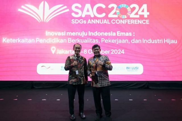 Berkat Inovasi Pasti Beraksi, Pemprov Sulsel Raih Penghargaan SDG's Action Award 2024