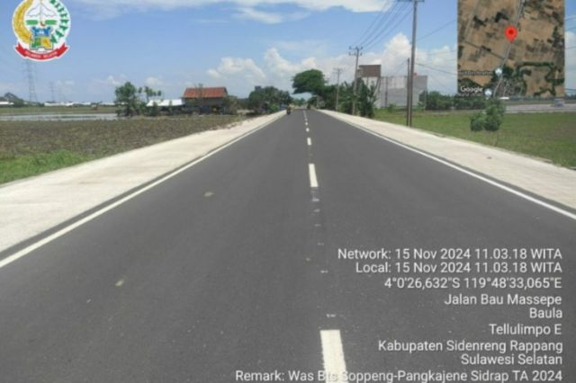 Pemprov Sulsel Telah Tangani Akses Pangkajene - Batas Soppeng Sepanjang 2,9 Km