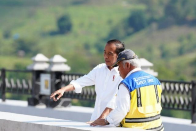 Presiden Jokowi Resmikan Bendungan Pamukkulu di Kabupaten Takalar