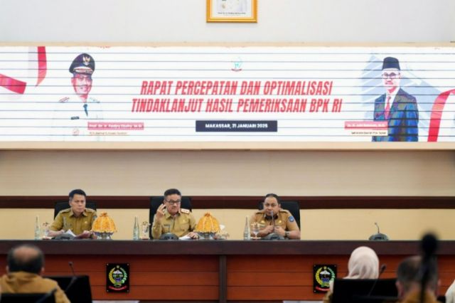 Bahas LHP BPK, Sekda Jufri Rahman Instruksikan OPD Segera Lakukan Tindak Lanjut