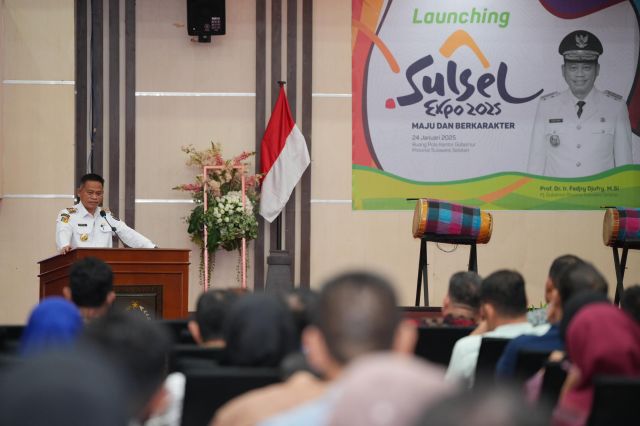 Soft Launching Sulsel Expo Tahun 2025, Prof Fadjry Djufry Harap Tarik Lebih Banyak Investor