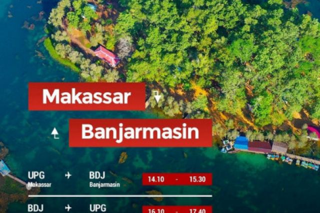 Penerbangan Rute Makassar - Banjarmasin Dibuka, Perkuat Posisi Sulsel Hub Indonesia Timur