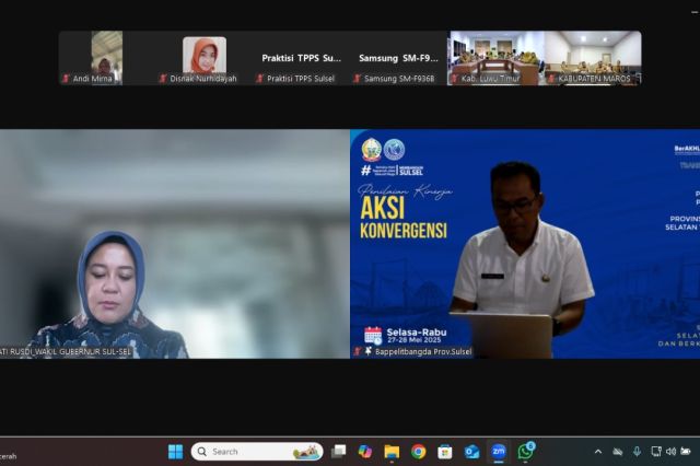 Pemerintah Provinsi Sulawesi Selatan Gelar Penilaian Aksi Konvergensi Percepatan Penurunan Stunting (Lokus Tahun 2024)