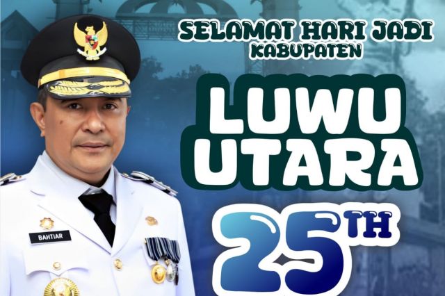 Selamat Hari Jadi Kabupaten Luwu Utara Ke 25