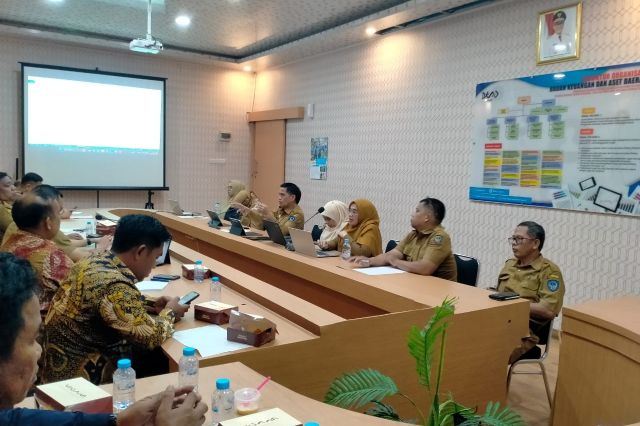 Bidang PPEPD Membahas RAPBD kab. Luwu Bersama Tim Evaluator RAPBD BKAD Prov. Sulsel