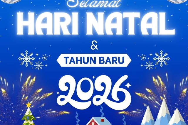 Selamat Hari Raya Natal dan Tahun Baru 2026