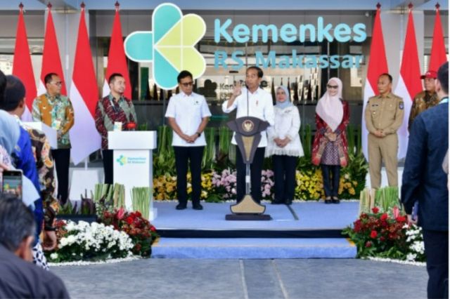 Dampingi Presiden Resmikan RS Kemenkes Makassar, Pj Gubernur Prof Zudan: Ini Berkah Bagi Sulsel