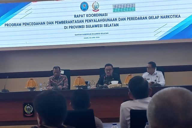 Bappelitbangda Sulsel Hadiri Rakor P4GN, Perkuat Sinergi Wujudkan Lingkungan Bersih Narkoba
