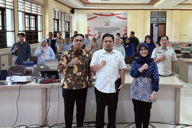 Pelatihan Perhitungan Indeks Ekonomi Hijau Sulawesi Selatan Dibuka Secara Resmi Sekretaris Bappelitbangda Prov. Sulsel