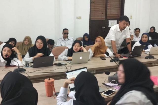 Sub Bagian Umum Bappelitbangda Prov. Sulsel mengadakan Pendampingan Tata Cara Pengisian SSCASN