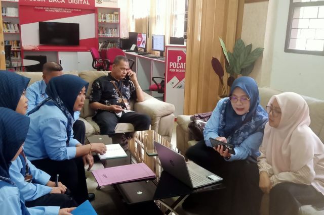 Bappelitbangda Sulsel Terima Pendampingan Kearsipan dari Dinas Perpustakaan dan Kearsipan
