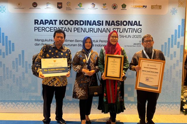 Sulsel Raih Penghargaan Nasional dan Insentif Rp 6,9 Miliar Berkat Keberhasilan Tekan Stunting hingga 23,3%