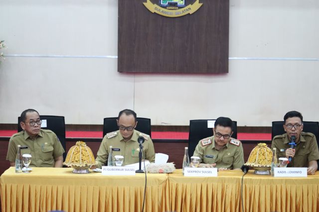 Kepala Bappelitbangda Prov. Sulsel Hadiri Konferensi Pers Terkait Capaian Tahun 2024 Pemerintah Provinsi Sulawesi Selatan