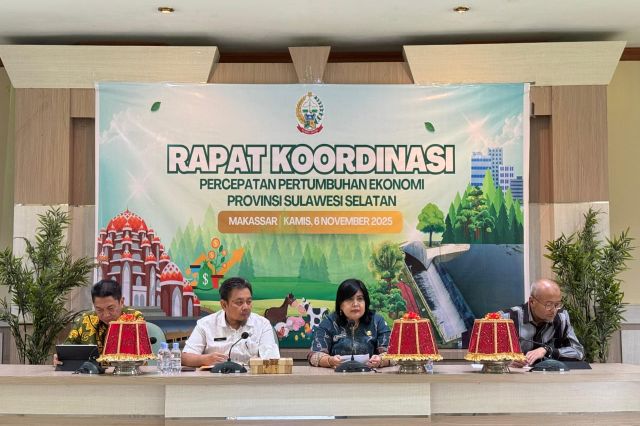 Pemerintah Provinsi Sulawesi Selatan Perkuat Sinergi melalui Rapat Koordinasi Percepatan Pertumbuhan Ekonomi Tahun 2025