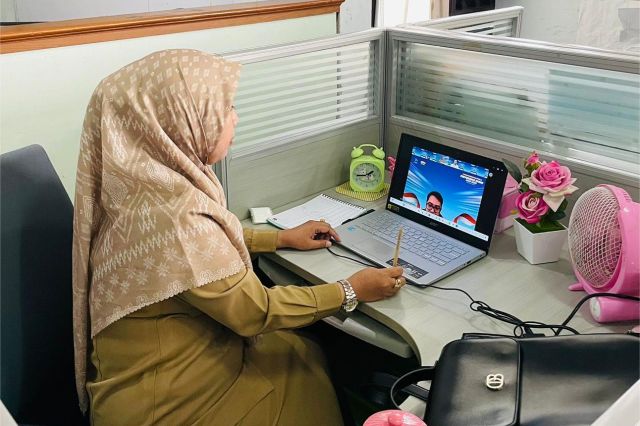 Bidang Perekonomian dan SDA Mengikuti Pleno Forum Konsultasi Publik (FKP) RPJMN Tahun 2025-2029
