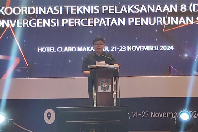 Ditjen Bina Pembangunan Daerah Kemendagri Melaksanakan Rakortek Pelaksanaan 8 Aksi Kovergensi Percepatan Penurunan Stunting