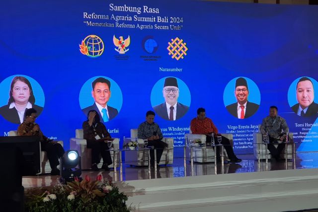 Ir. H. Andi Bakti Haruni, C.E.S Hadiri Reforma Agraria Summit 2024