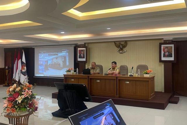 Ir. H. Andi Bakti Haruni. C.E.S menghadiri Rapat Fasilitasi Rancangan Peraturan Kepala Daerah Tentang Perubahan RKPD Tahun 2024