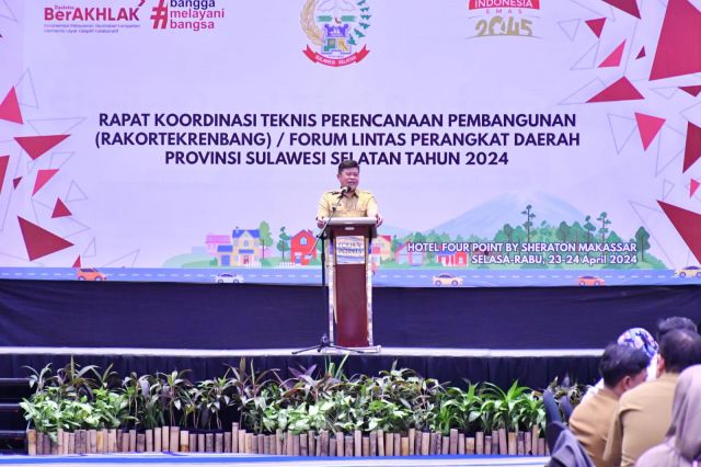 Bappelitbangda Prov. Sulsel Gelar Rakortekrenbang Tahun 2024