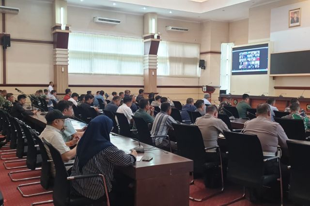 Ir. H. Andi Bakti Haruni, C.E.S Hadiri Rapat Koordinasi Persiapan Kedatangan Presiden RI