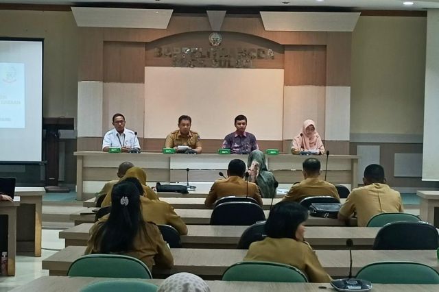 Sekretaris Bappelitbangda Prov. Sulsel Membuka Secara Resmi Kegiatan Bimbingan Teknis Yang Dilaksanakan atas Kerjasama antara Bappelitbangda Prov. Sulsel dengan DRID BRIN