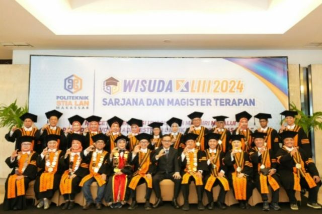 Hadiri Wisuda XLIII Politeknik STIA LAN, Jufri Rahman Minta Wisudawan Jaga Nama Baik Almamater