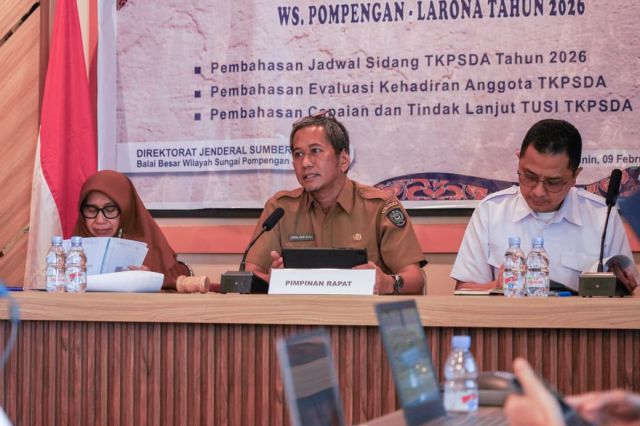 Rapat Pimpinan TKPSDA Wilayah Sungai: Penguatan Koordinasi dan Efektivitas Pengelolaan Sumber Daya Air Tahun 2026