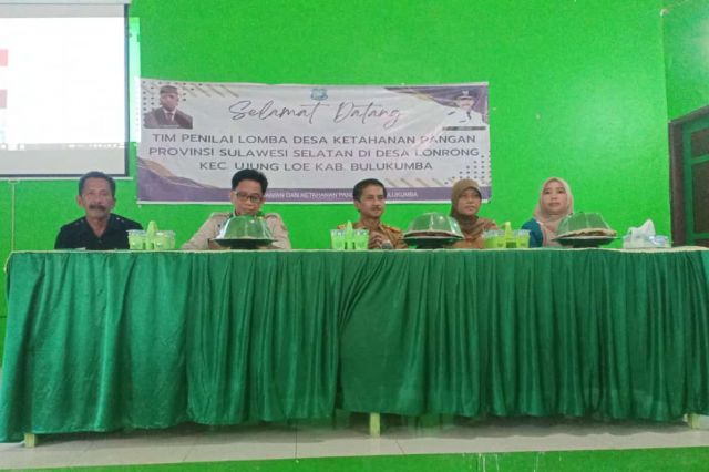 Bidang Perekonomian dan SDA Melakukan Penilaian Desa Ketahanan Pangan di Kabupaten Bulukumba