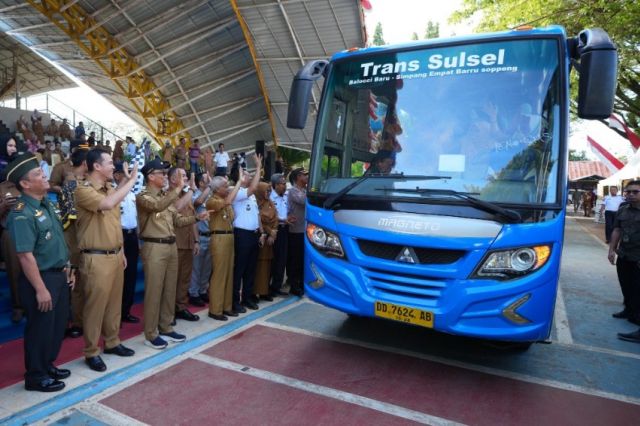 Sejak Diluncurkan oleh Penjabat Gubernur Sulawesi Selatan Prof Zudan, Program Bus Trans Sulsel Gratis Telah Dimanfaatkan 4.875 Penumpang