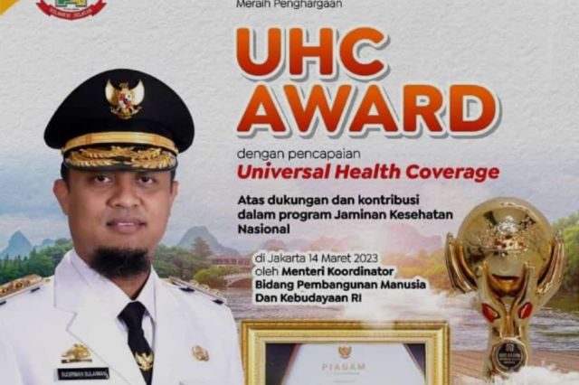 Pemprov Sulsel Raih Penghargaan UHC AWARD