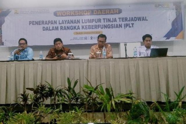 Fungsional Perencana Bidang Infrastruktur dan Kewilayahan Menghadiri Workshop Daerah Penerapan Layanan Lumpur Tinja Terjadwal Dalam Rangka Keberfungsian IPLT