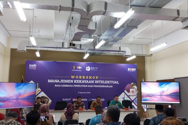 Bidang Litbang Bappelitbangda Prov. Sulsel Hadiri Workshop Manajemen Kekayaan Intelektual di InaRI Expo 2024