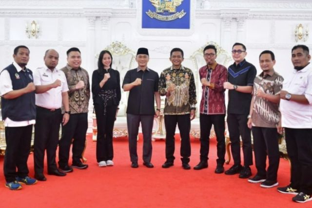 Pj Gubernur Terima Kedatangan Deputi Bidang Keamanan Siber BSSN