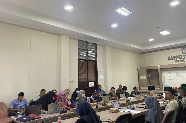 Bappelitbangda Prov. Sulsel Gelar rapat Pengelolaan RB Tematik Kemiskinan